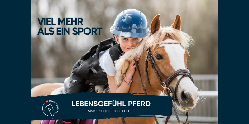 «Lebensgefühl Pferd» heisst die neue Kampagne von Swiss Equestrian 