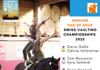 Championnes Suisses Seniors Pas-de-Deux : Daria Gallo et Céline Hofstetter
